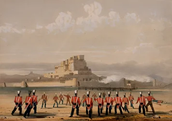 Bestorming van Khelat, de voorste compagnieën, 13 november 1839, uit 